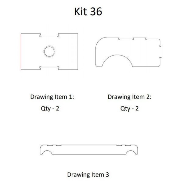 Pedal Clamp - Front Component Kit