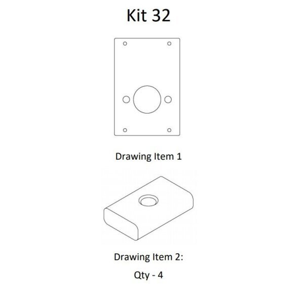 Rear Axle Bearing Plate & Spacer Kit