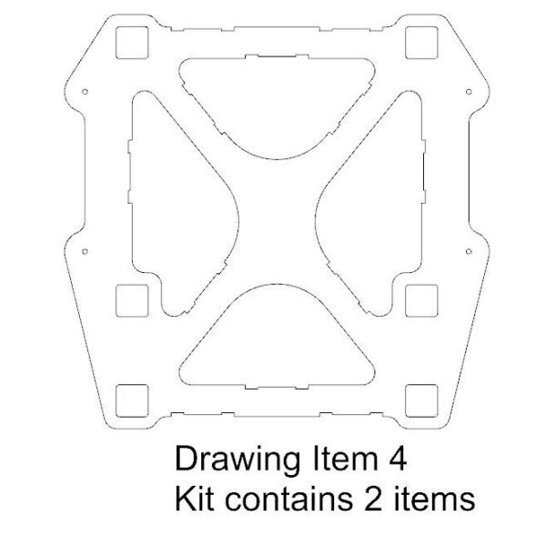 Chassis Bulkhead Kit (Rear)