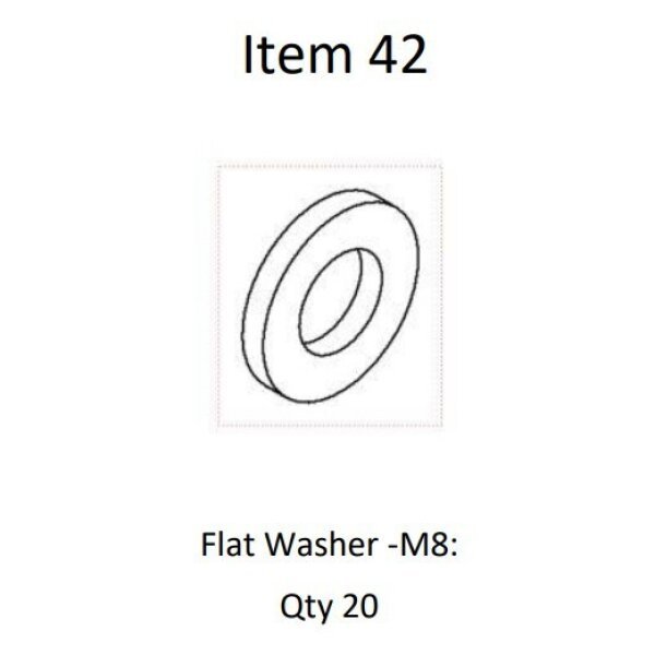 Washer Kit - M8 Flat