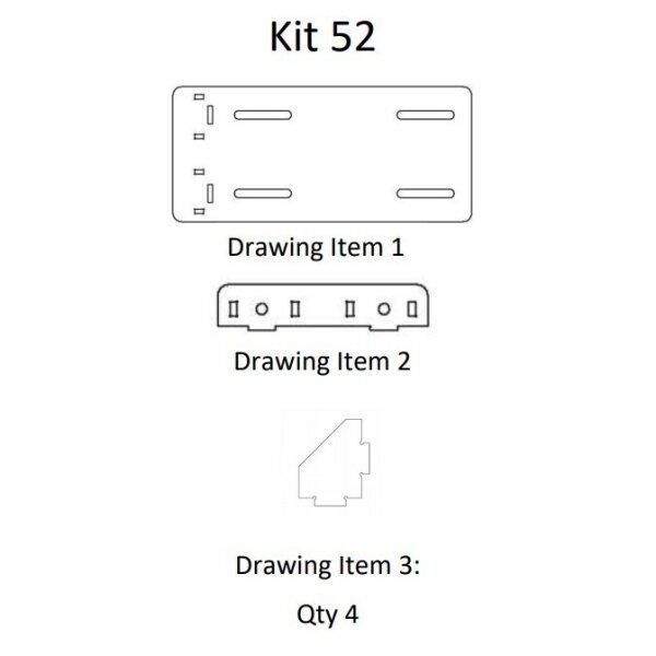 Engine mount plate Kit